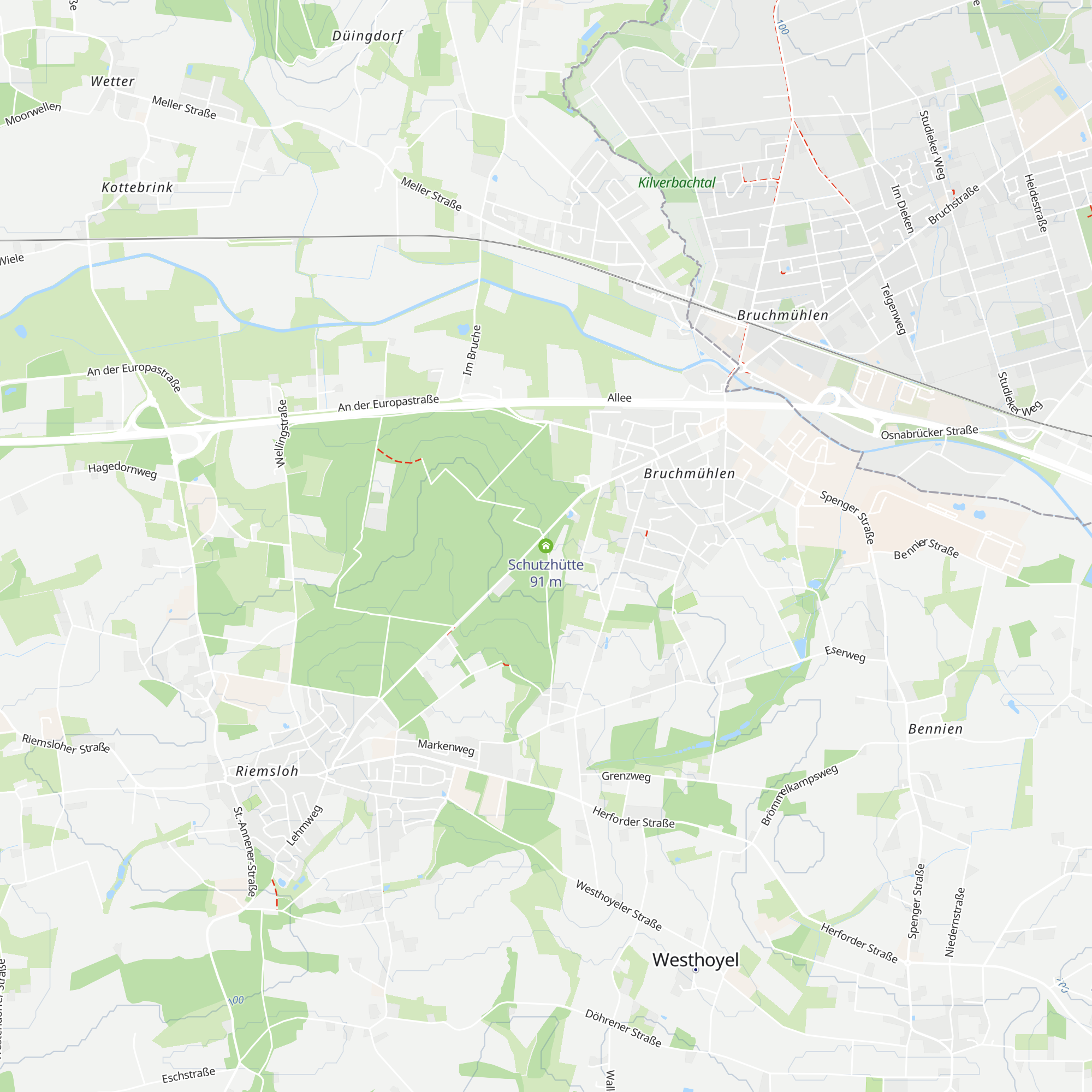 Schutzhütte map