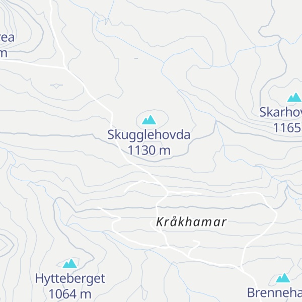 Map of Rupebærhovda