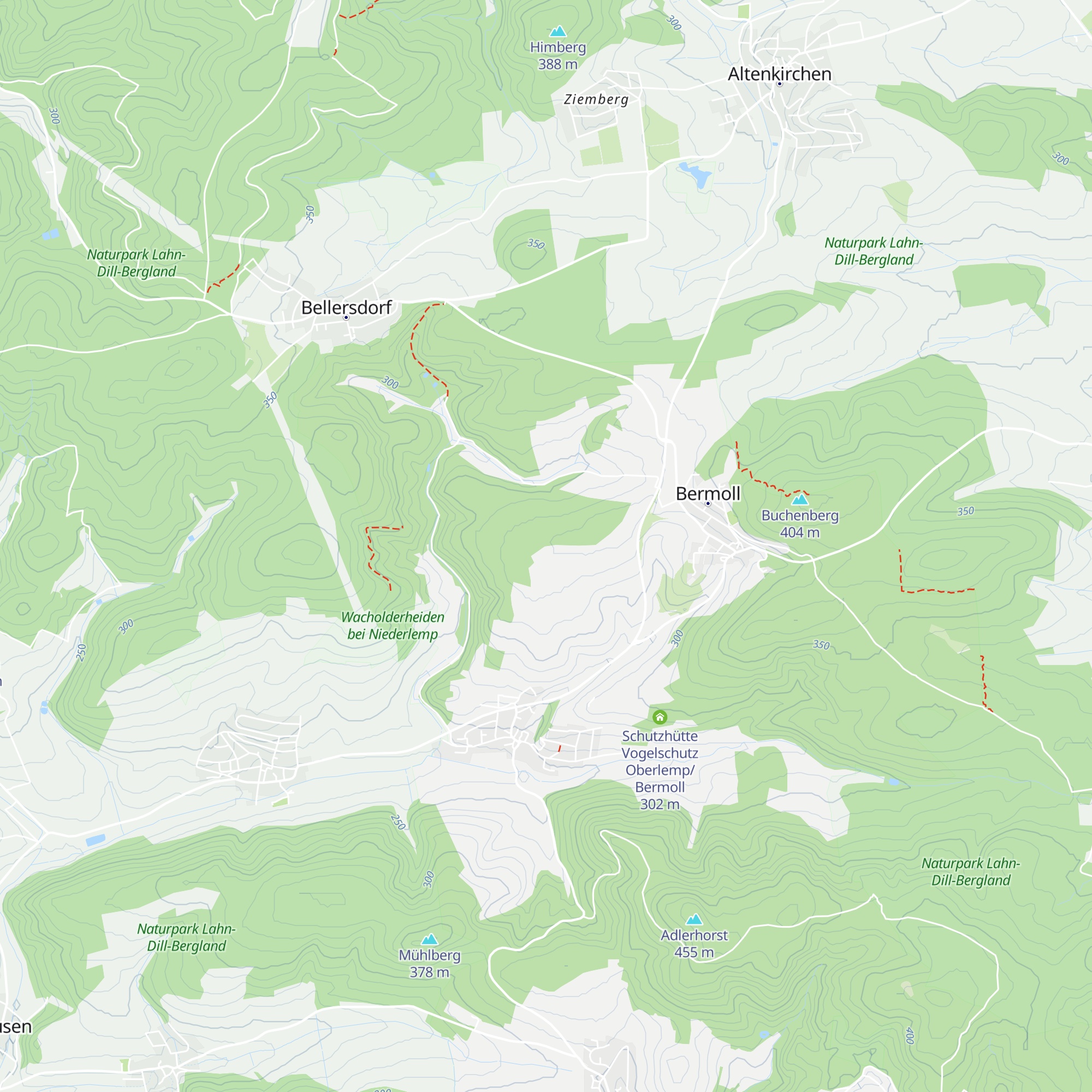 Grillhütte Bermoll map