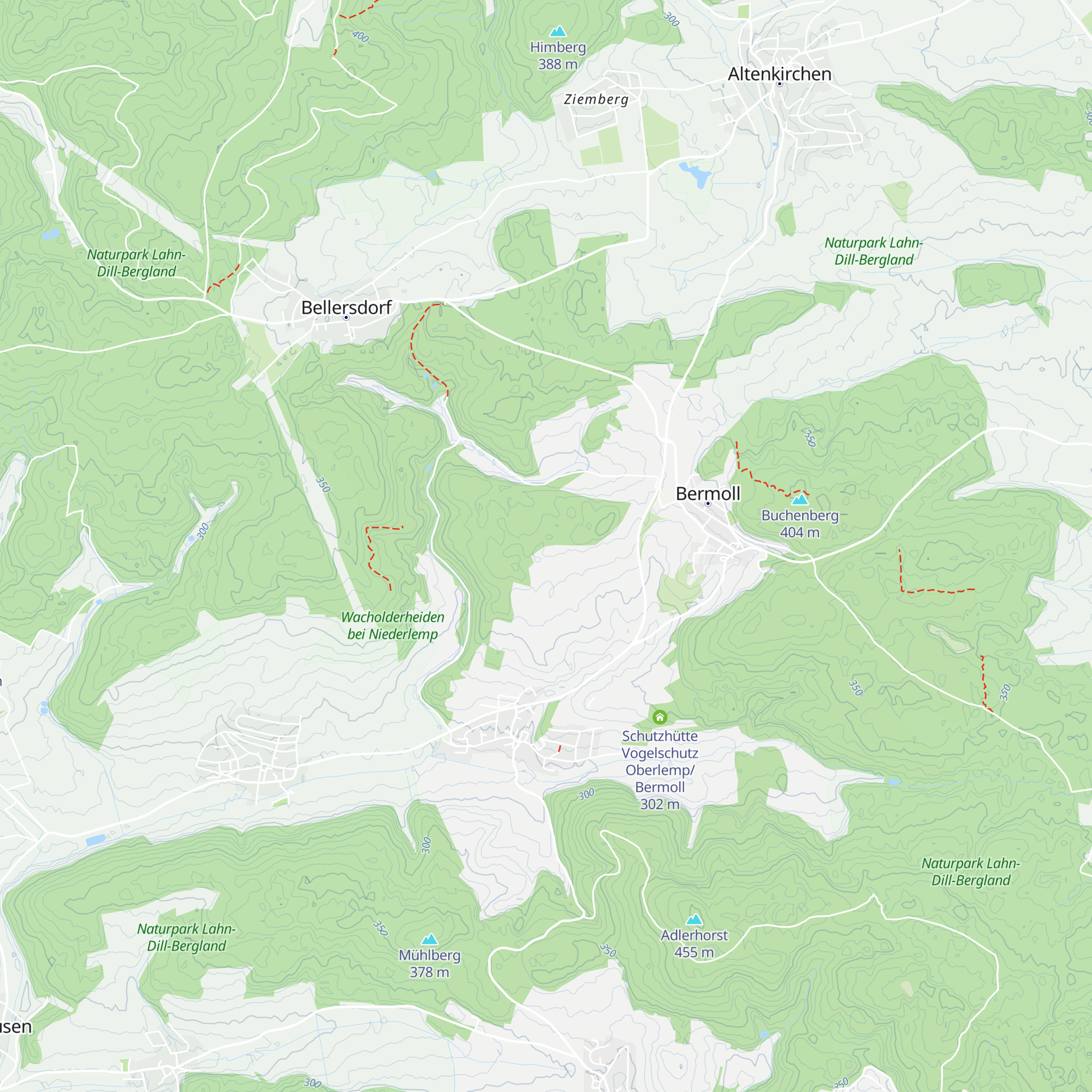 Grillhütte Bermoll map