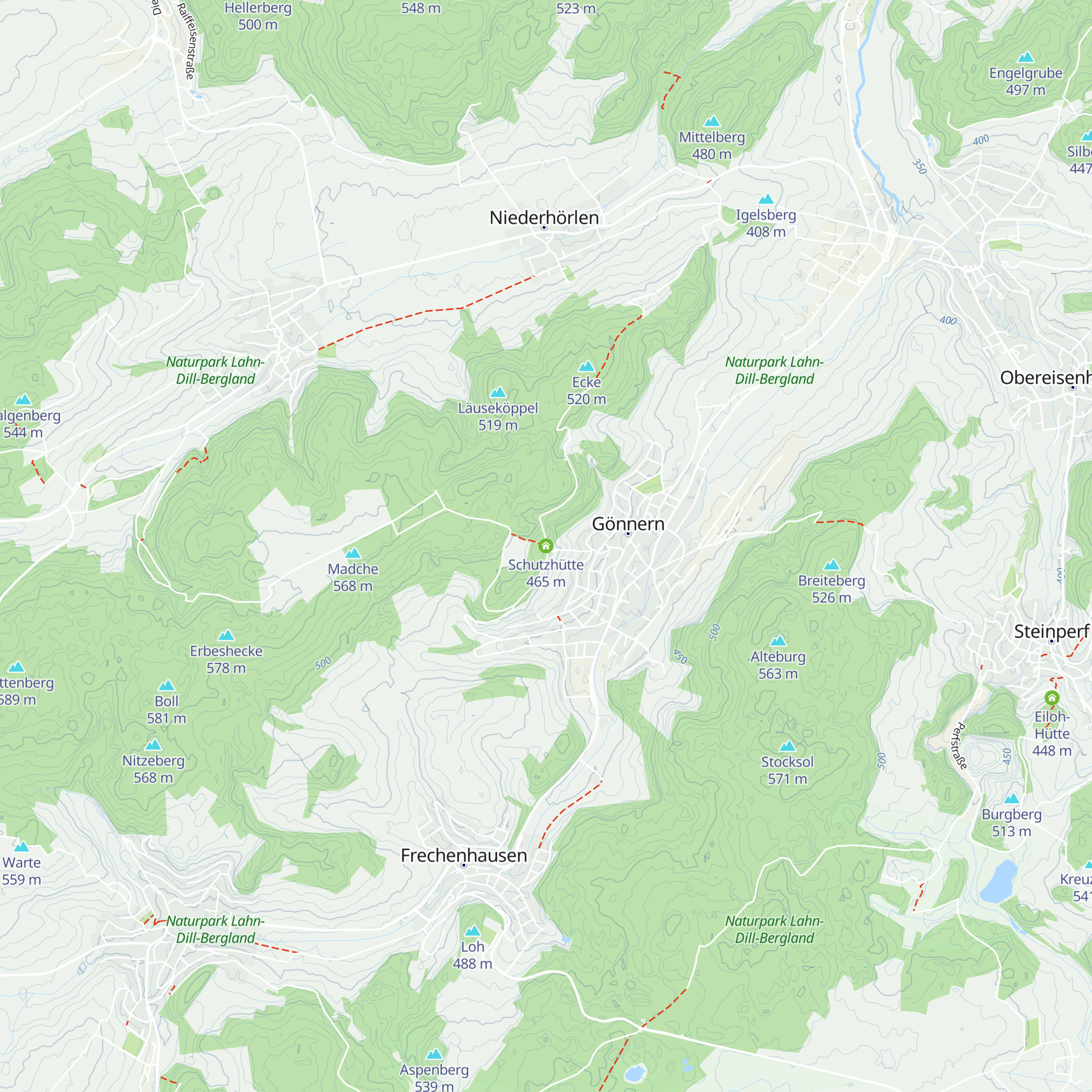 Schutzhütte map