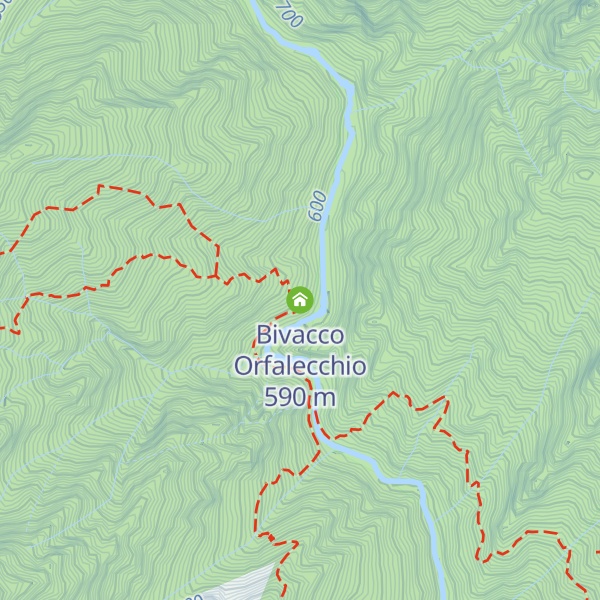 Map of Bivacco Orfalecchio