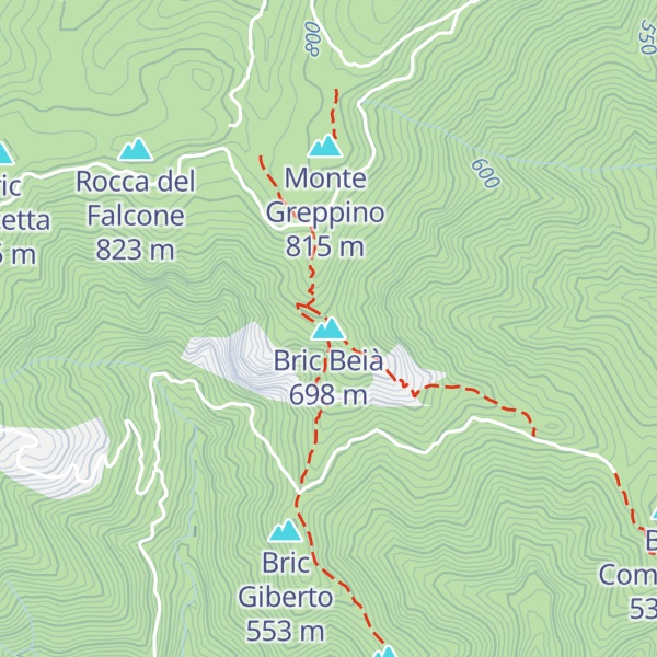 Map of Bric Beià