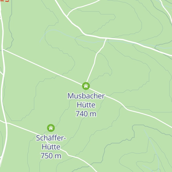 Map of Musbacher Hütte