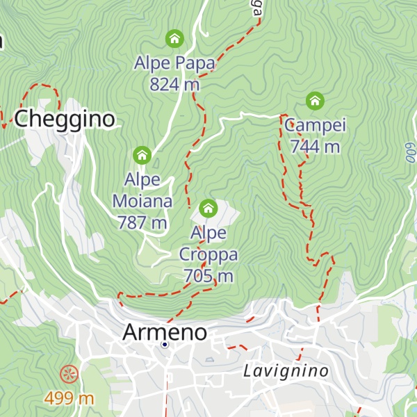Map of Alpe Croppa