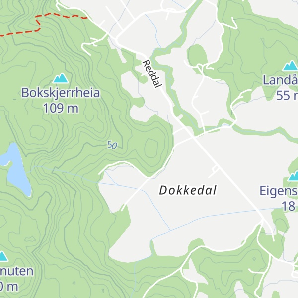 Map of Kattåsen