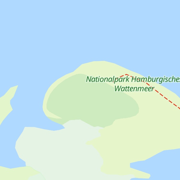 Map of Vogelwärterhütte Scharhörn