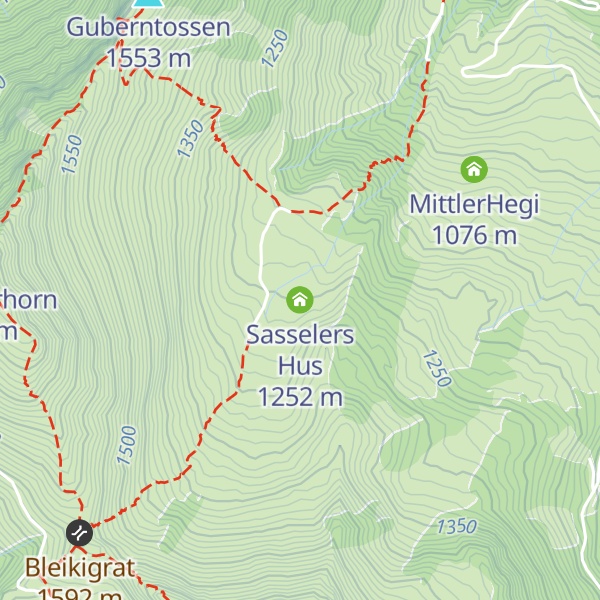 Map of Sasselers Hus