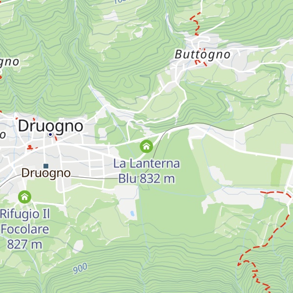 Map of La Lanterna Blu