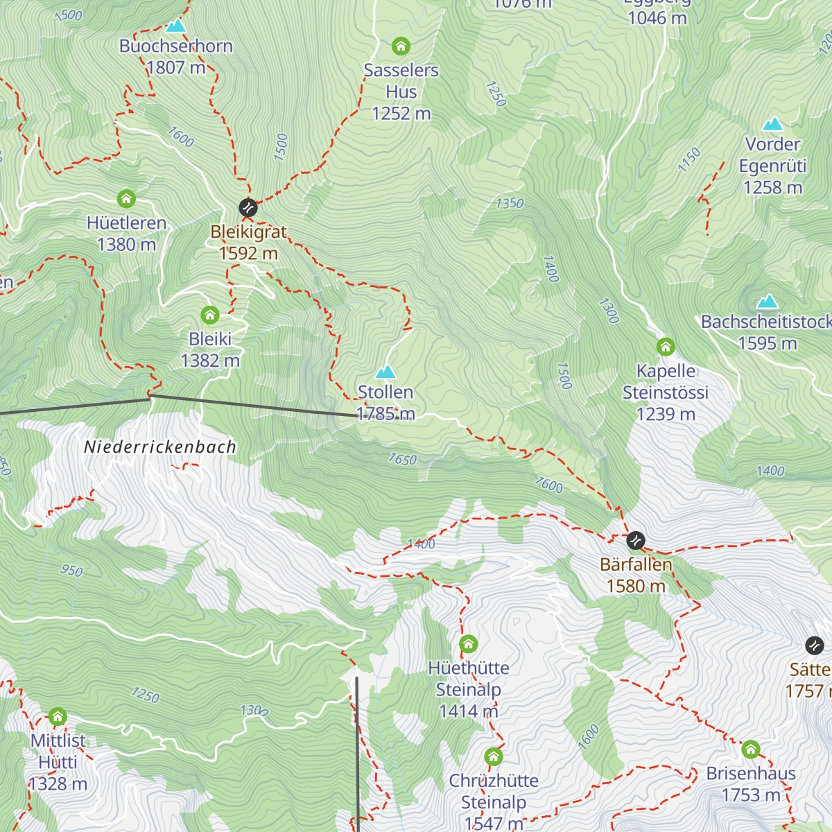 Musenalp map