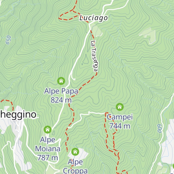 Map of Alpe Bonomi