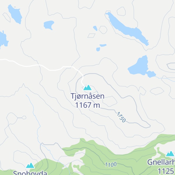 Map of Tjørnåsen