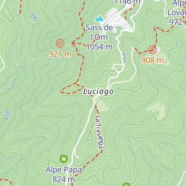 Map of Albergo Madonna Di Luciago