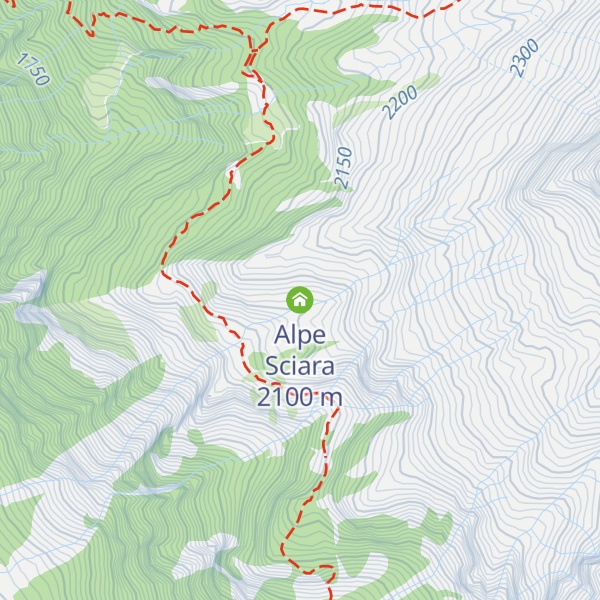 Map of Alpe Sciara