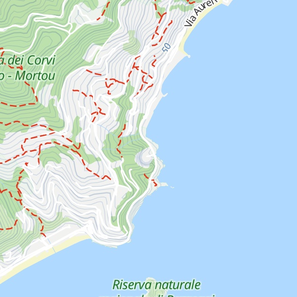 Map of Punta Prodani