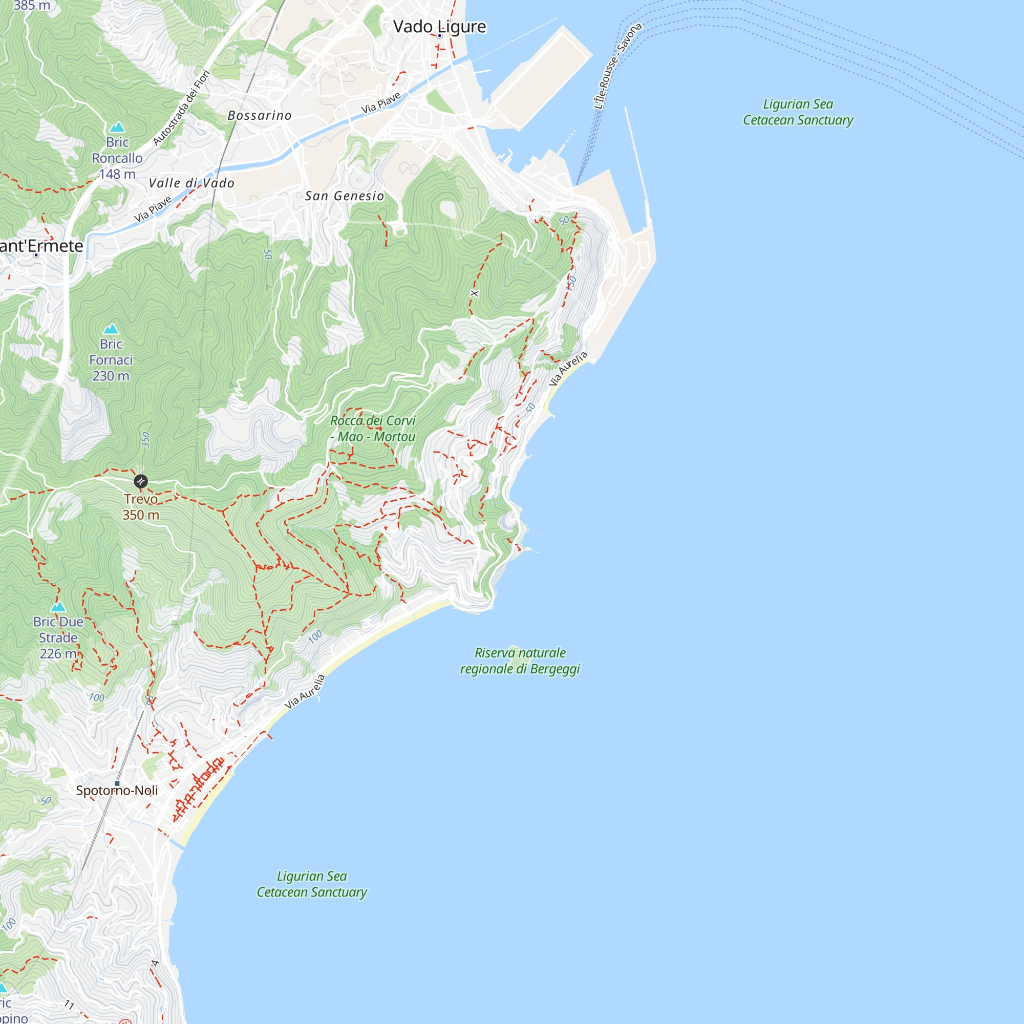 Punta Prodani map