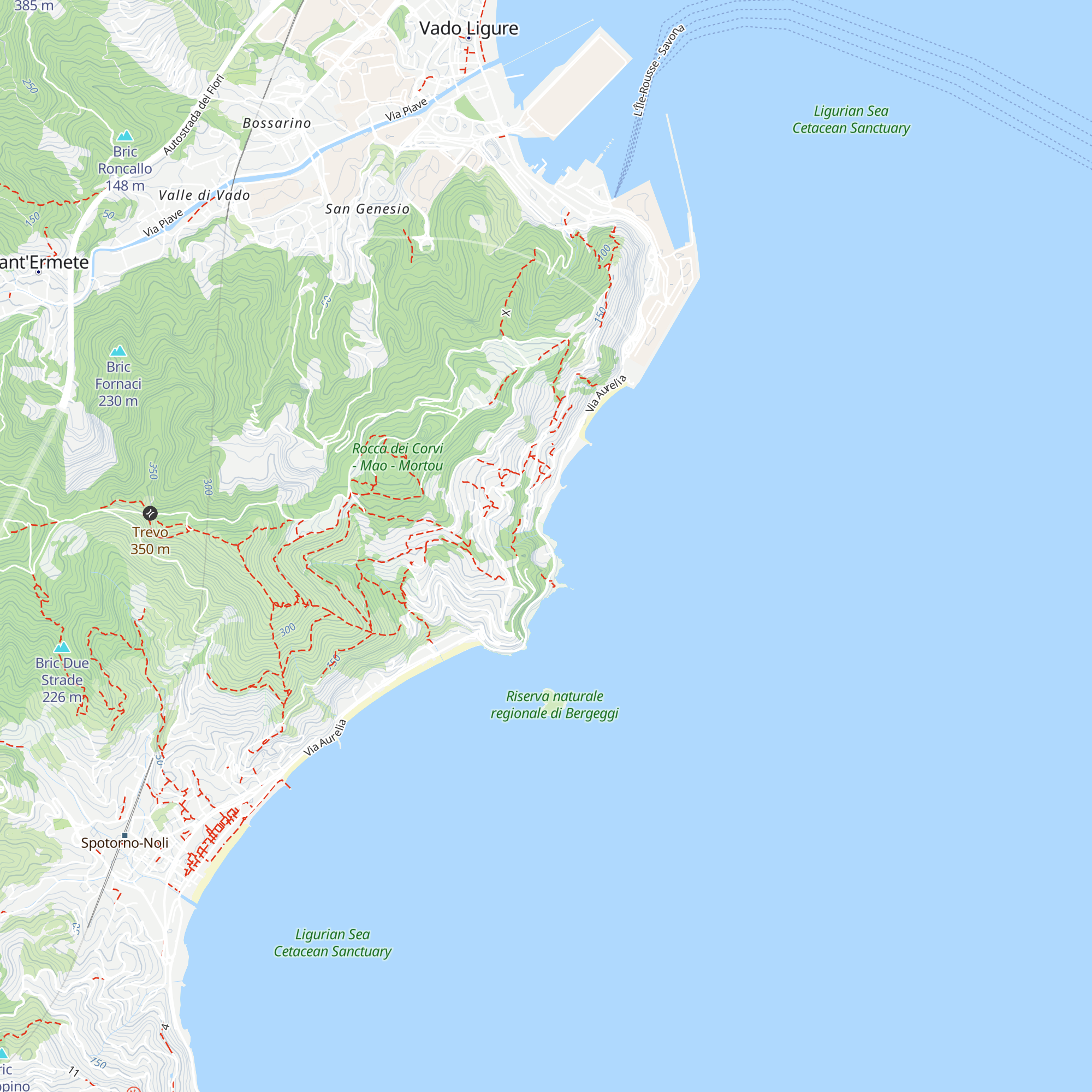 Punta Prodani map