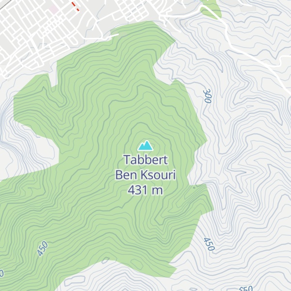 Map of Tabbert Ben Ksouri