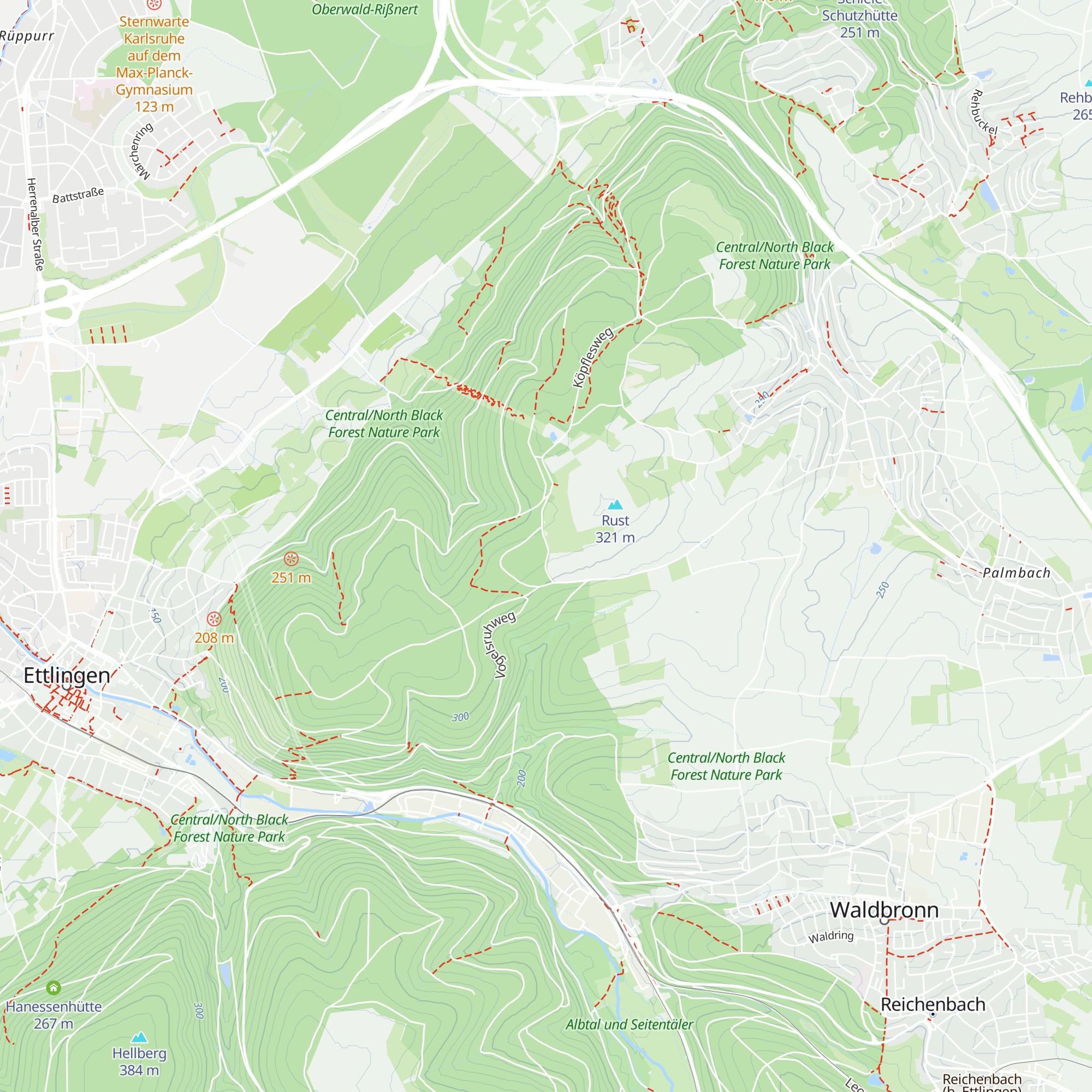 Rusthütte map