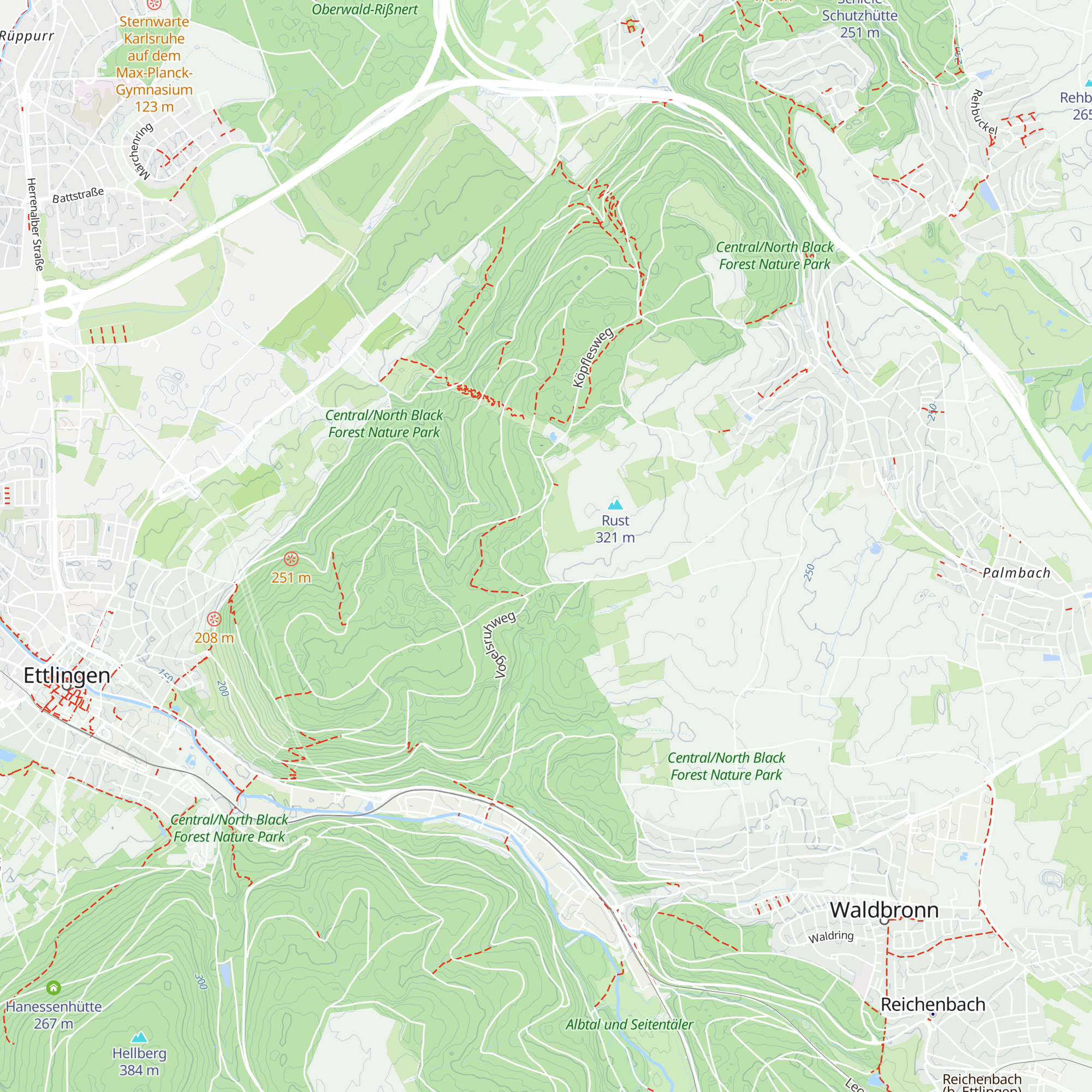 Rusthütte map