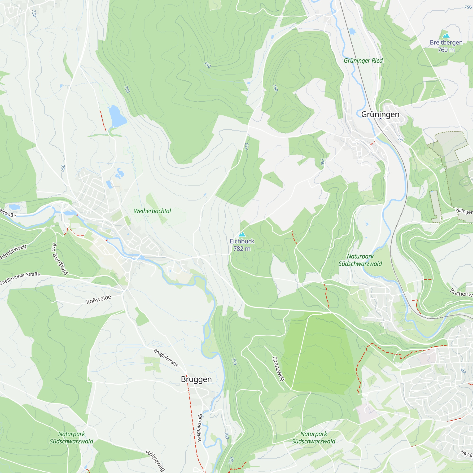 Eichbuckhütte map