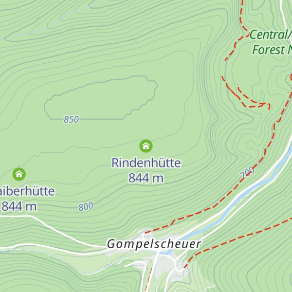 Map of Rindenhütte