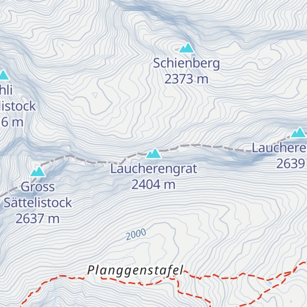 Map of Laucherengrat