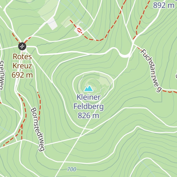 Map of Kleiner Feldberg