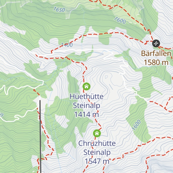 Map of Hüethütte Steinalp