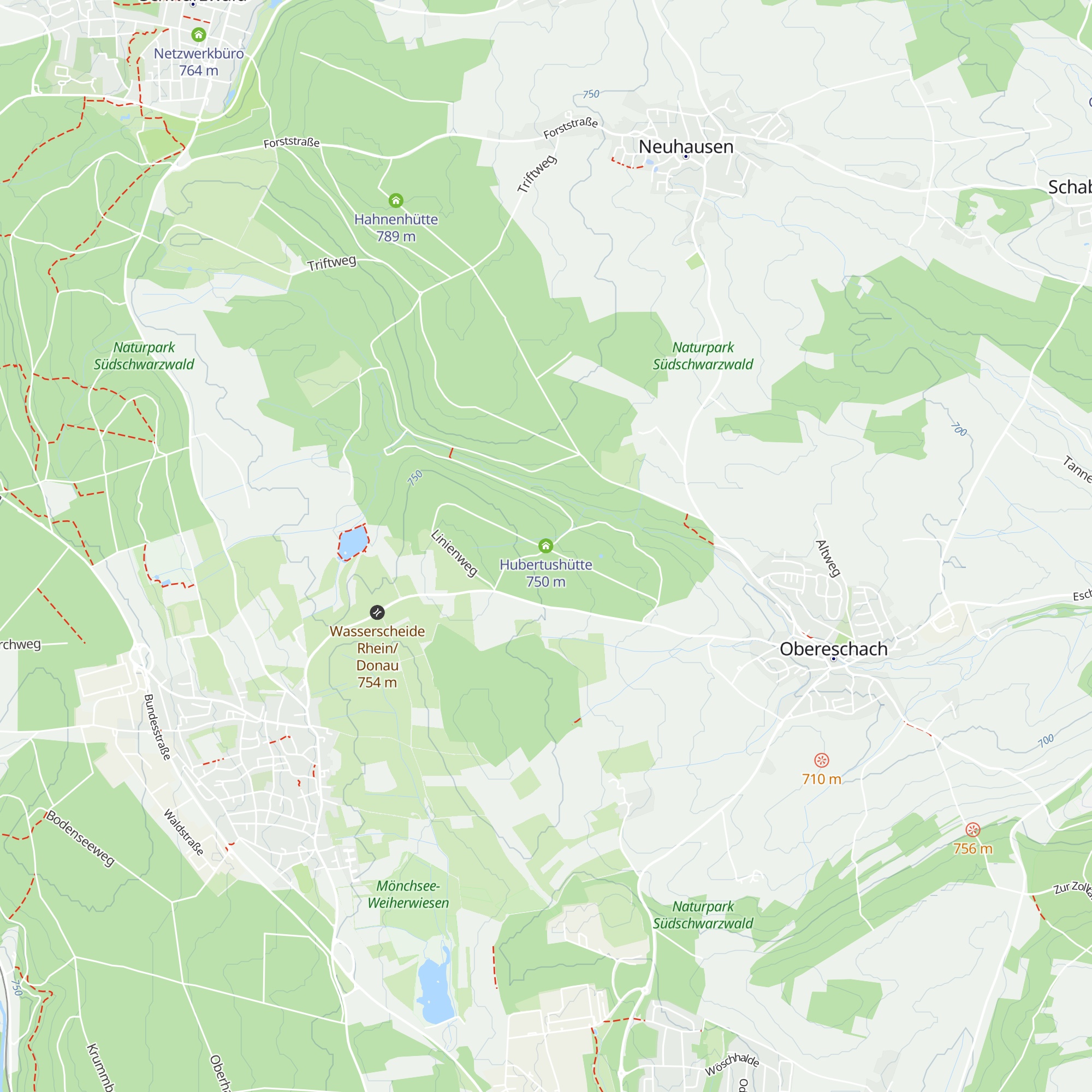 Hubertushütte map