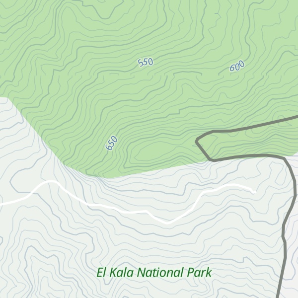 Map of Kef Abd Allah
