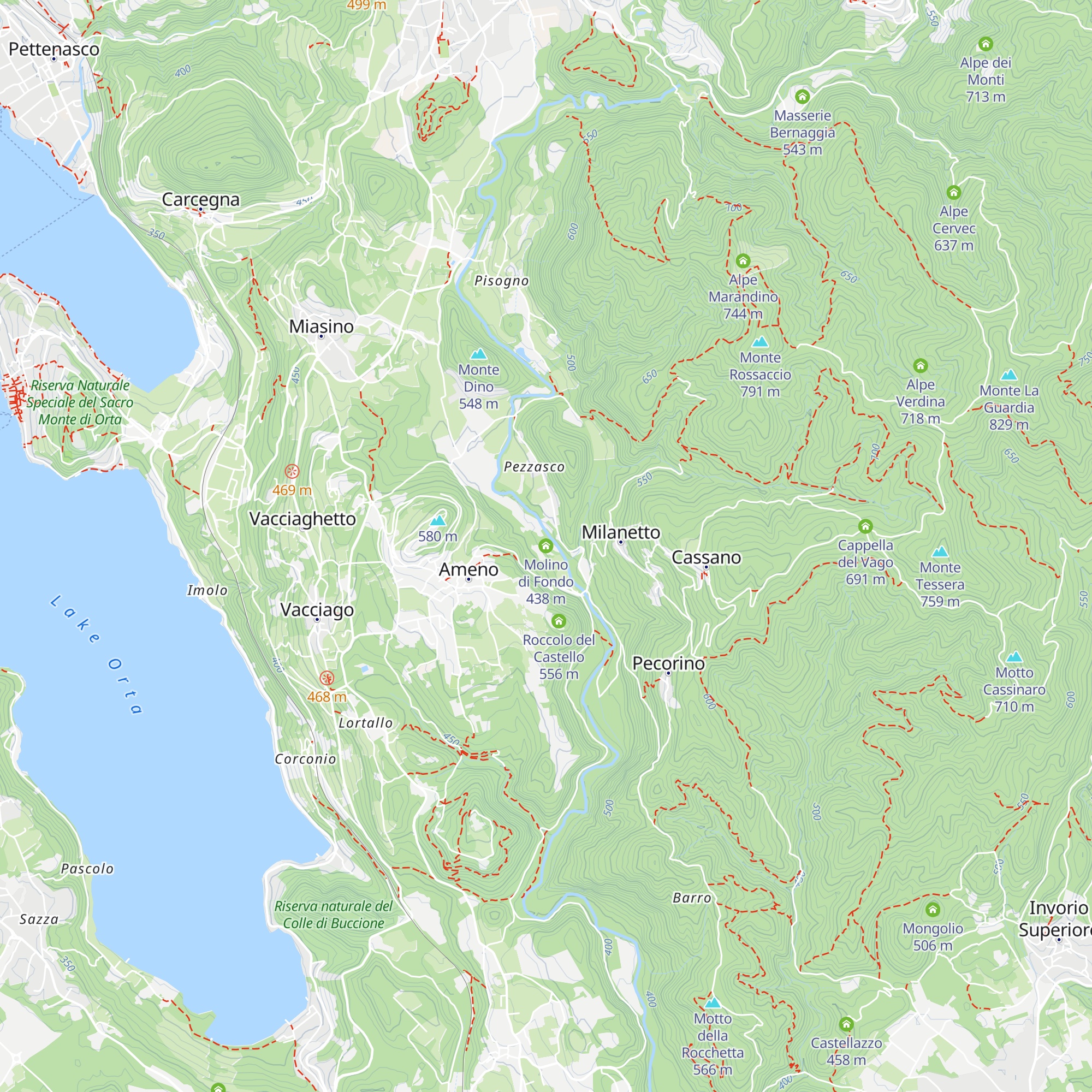 Molino di Fondo map