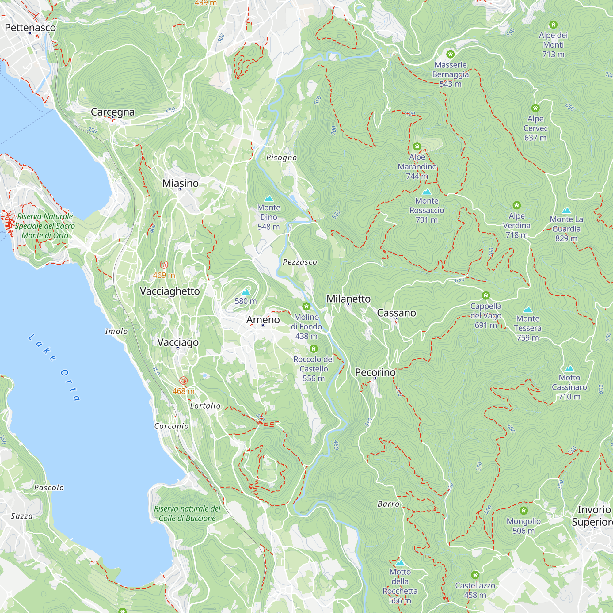 Molino di Fondo map