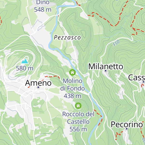 Map of Molino di Fondo
