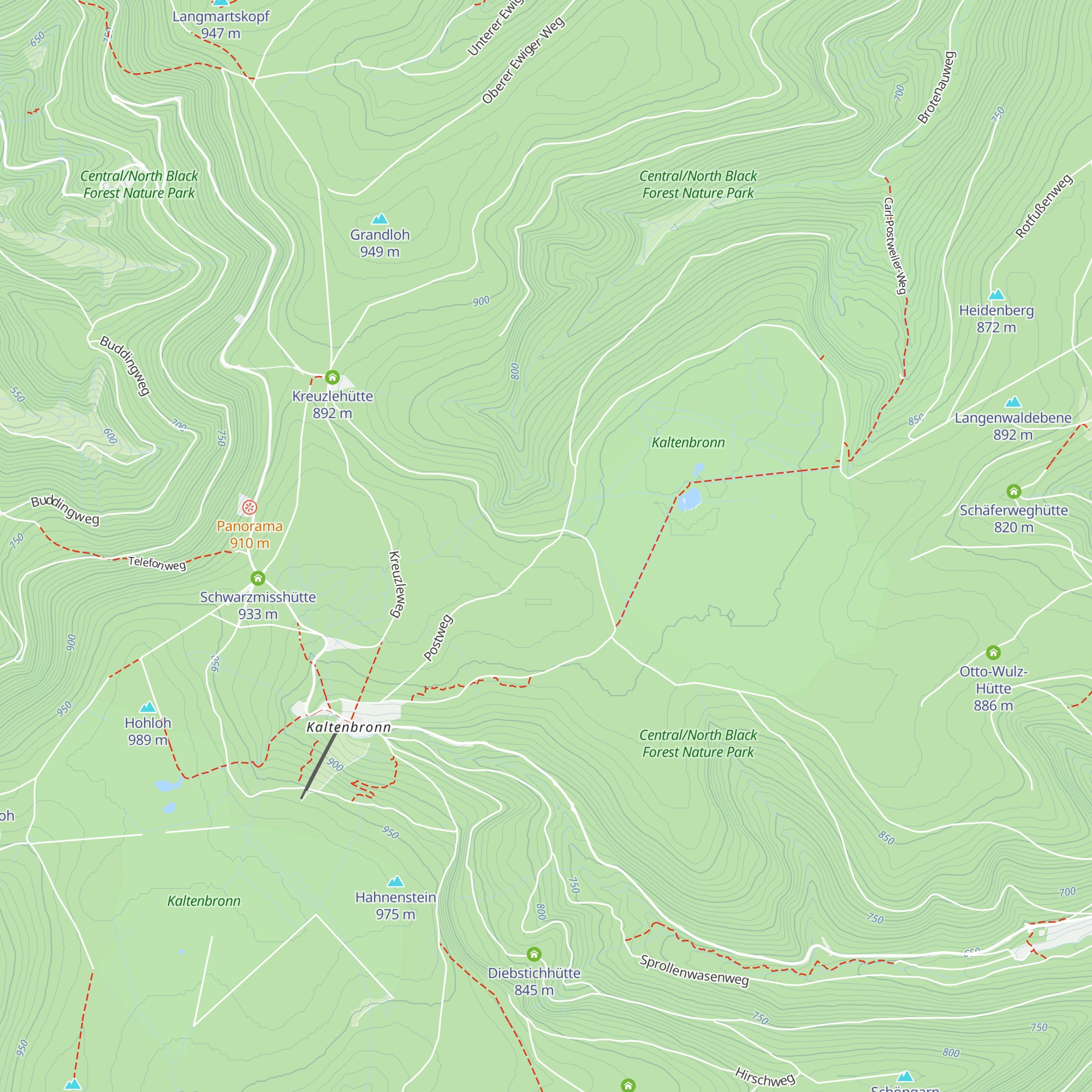 Saatschulhütte map