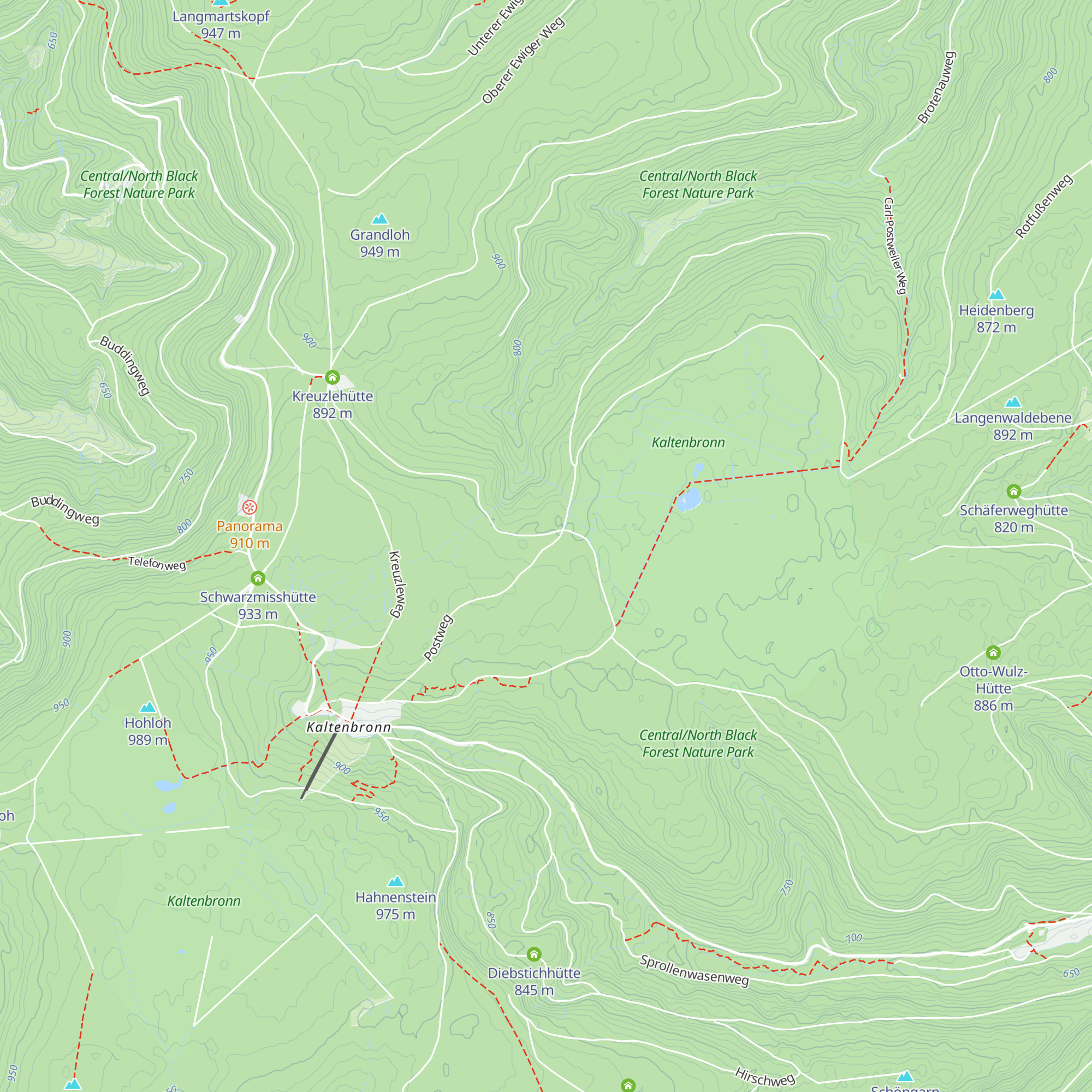 Saatschulhütte map