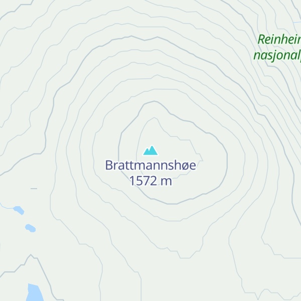 Map of Brattmannshøe