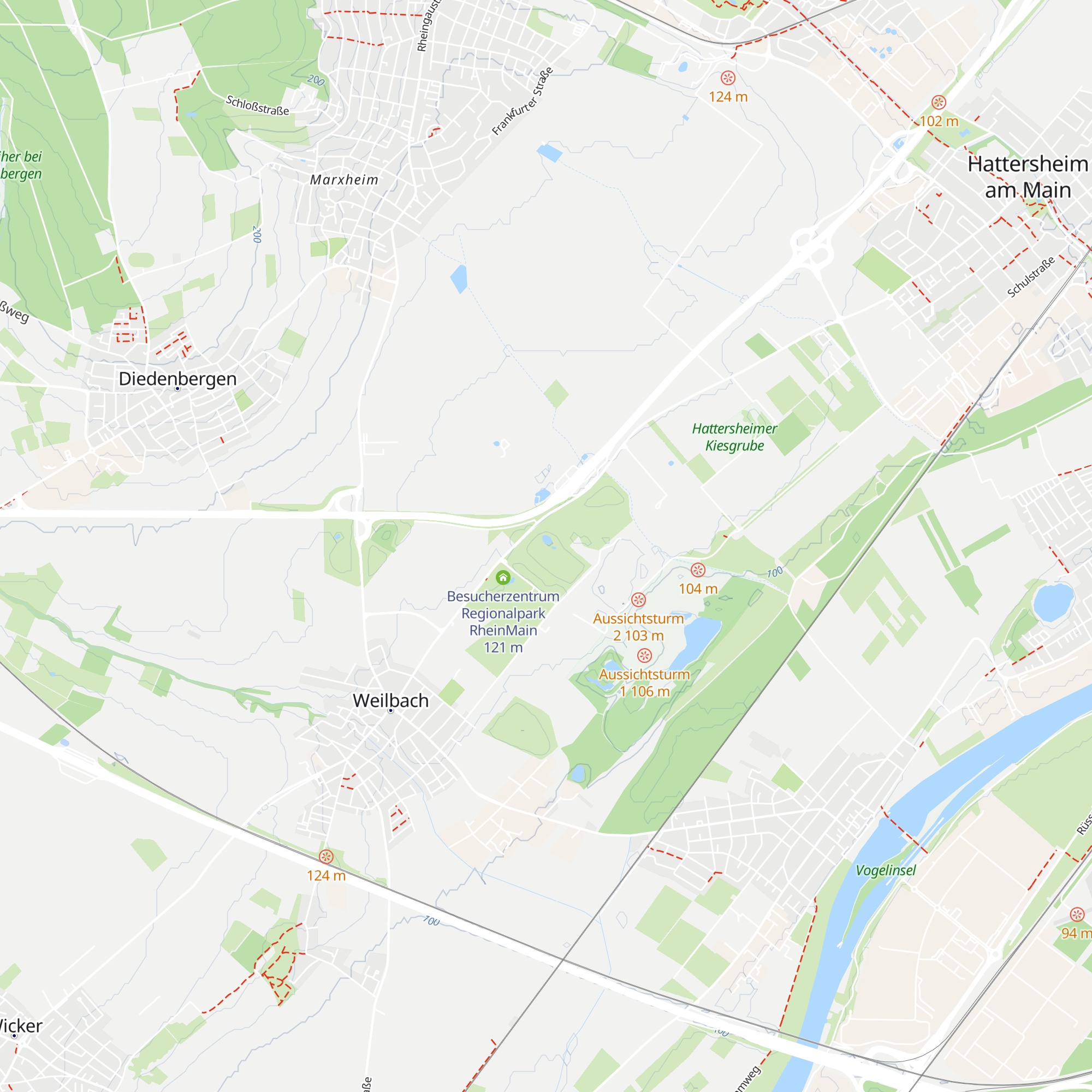 Vogelbeobachtungshütte map