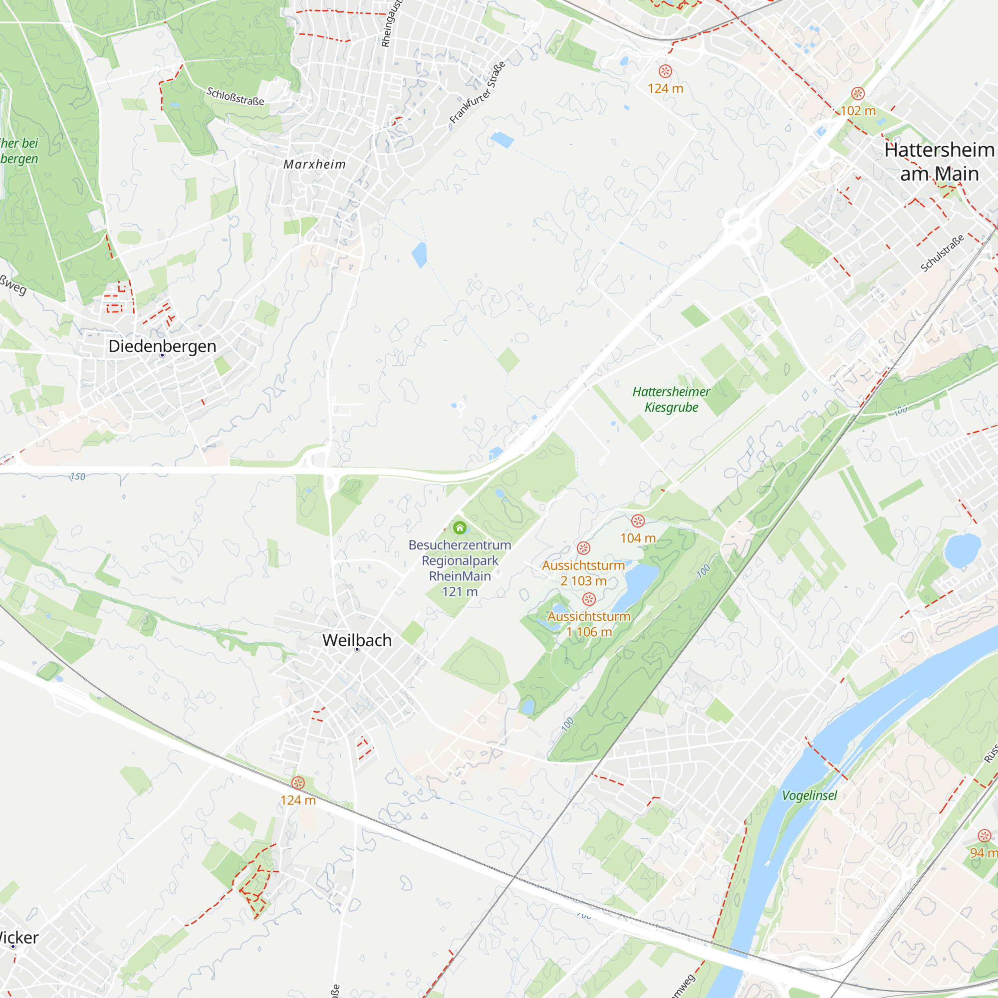 Vogelbeobachtungshütte map