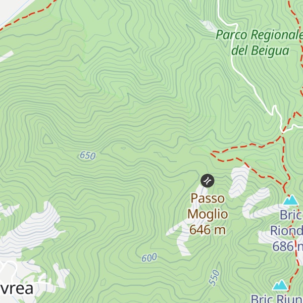Map of Bric Suriazza