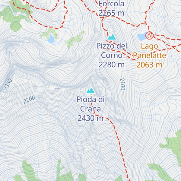 Map of Pioda di Crana