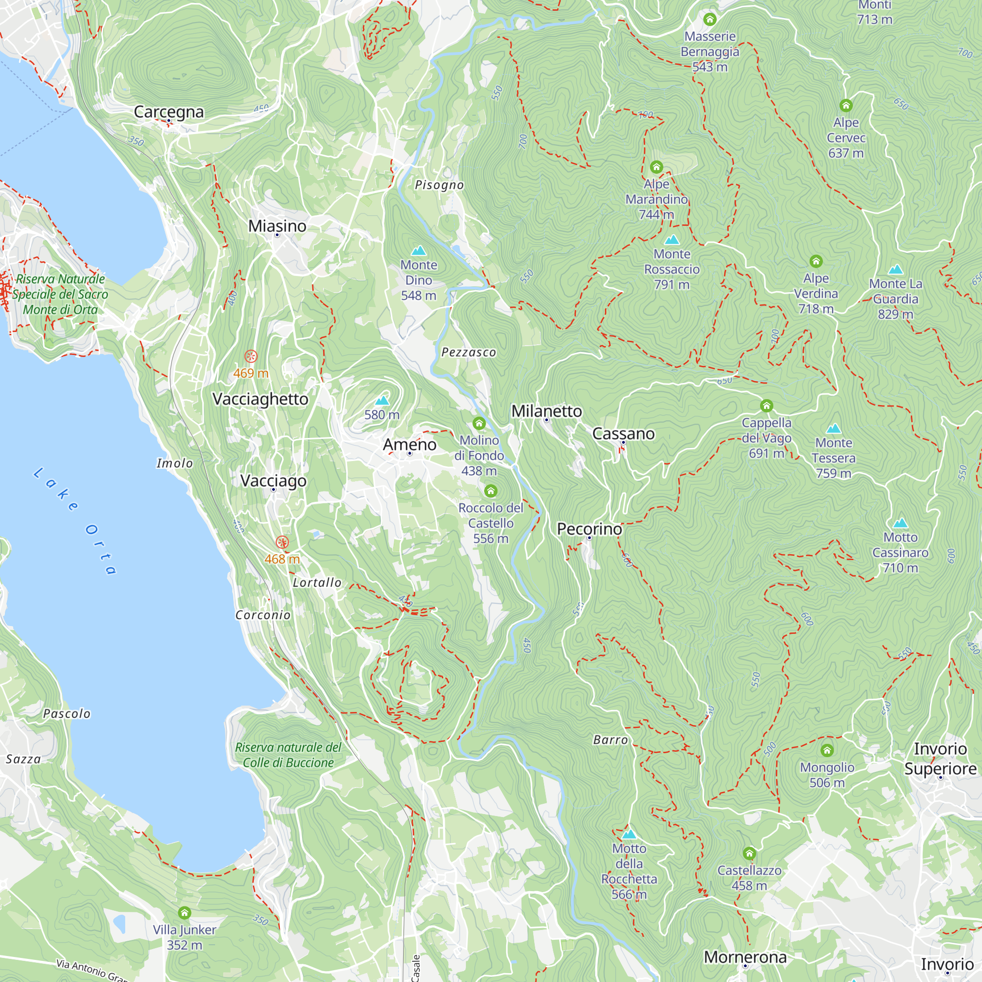 Roccolo del Castello map