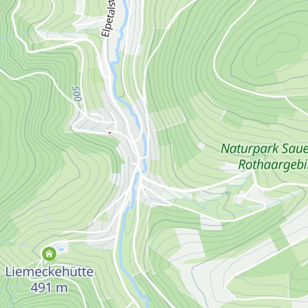 Map of Ferienhaus Mörkens Hütte