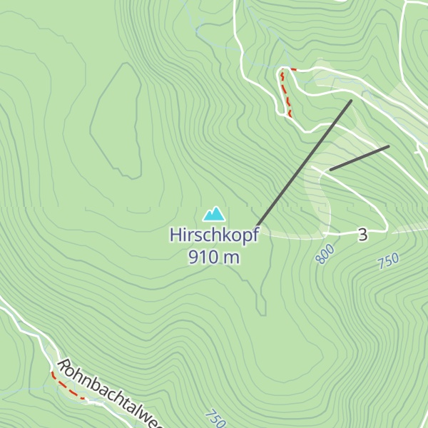 Map of Hirschkopf