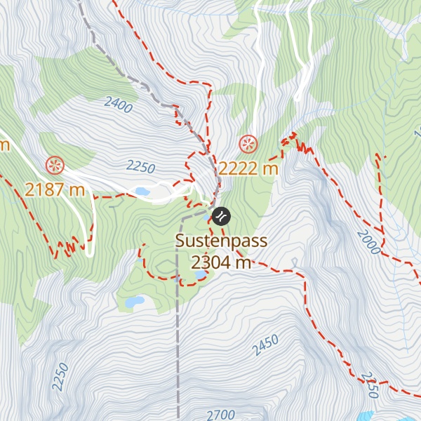 Map of Berggasthaus Hospiz Sustenpass
