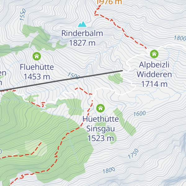 Map of Haghütte