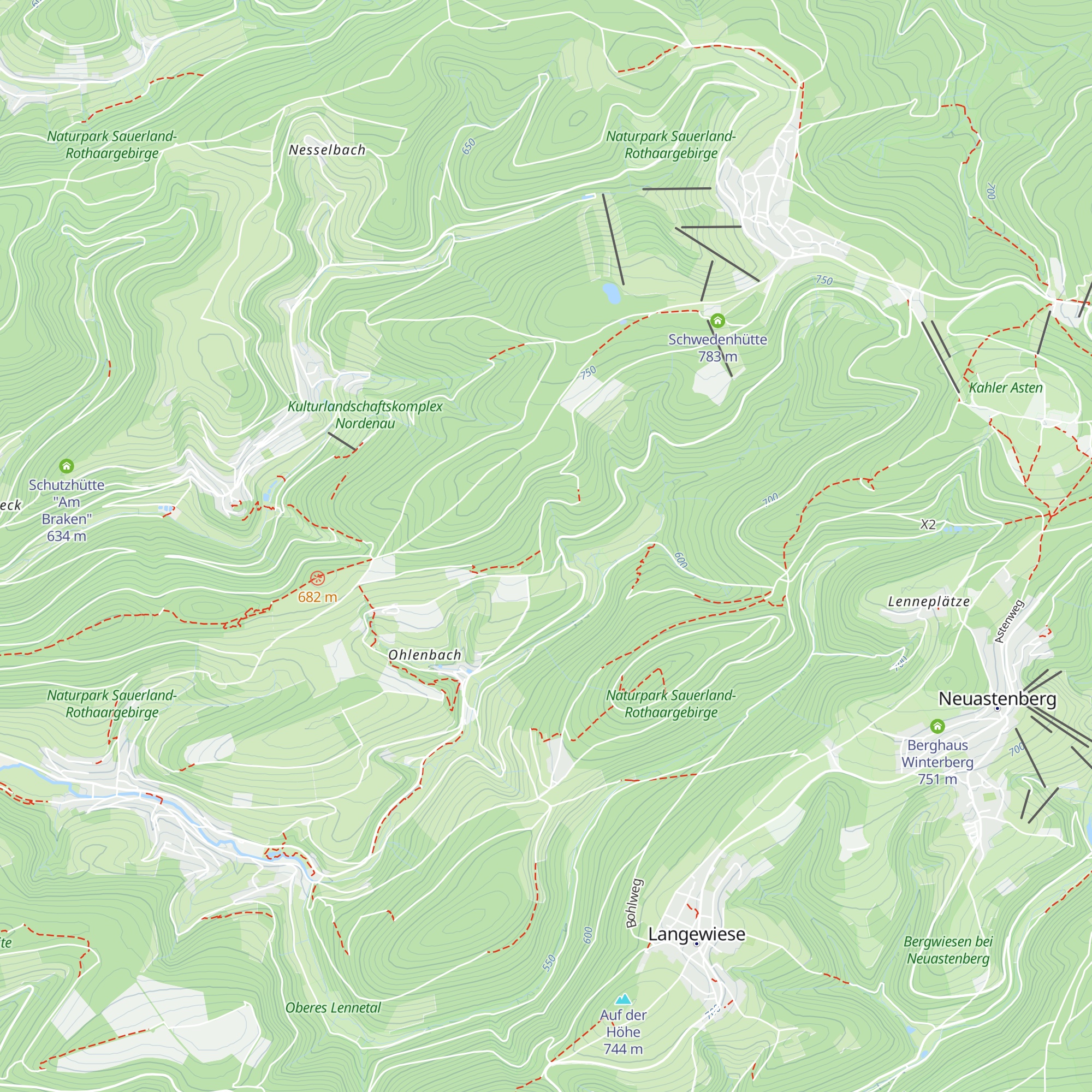 Iserlohner Hütte map