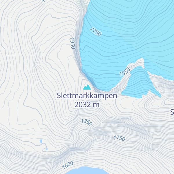Map of Slettmarkkampen