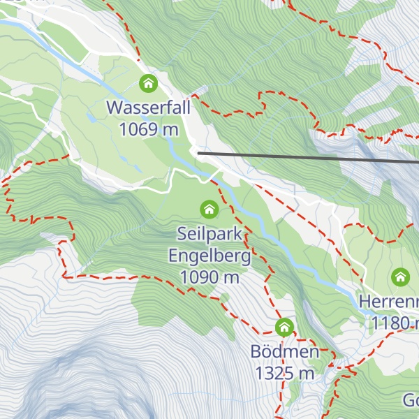 Map of Seilpark Engelberg