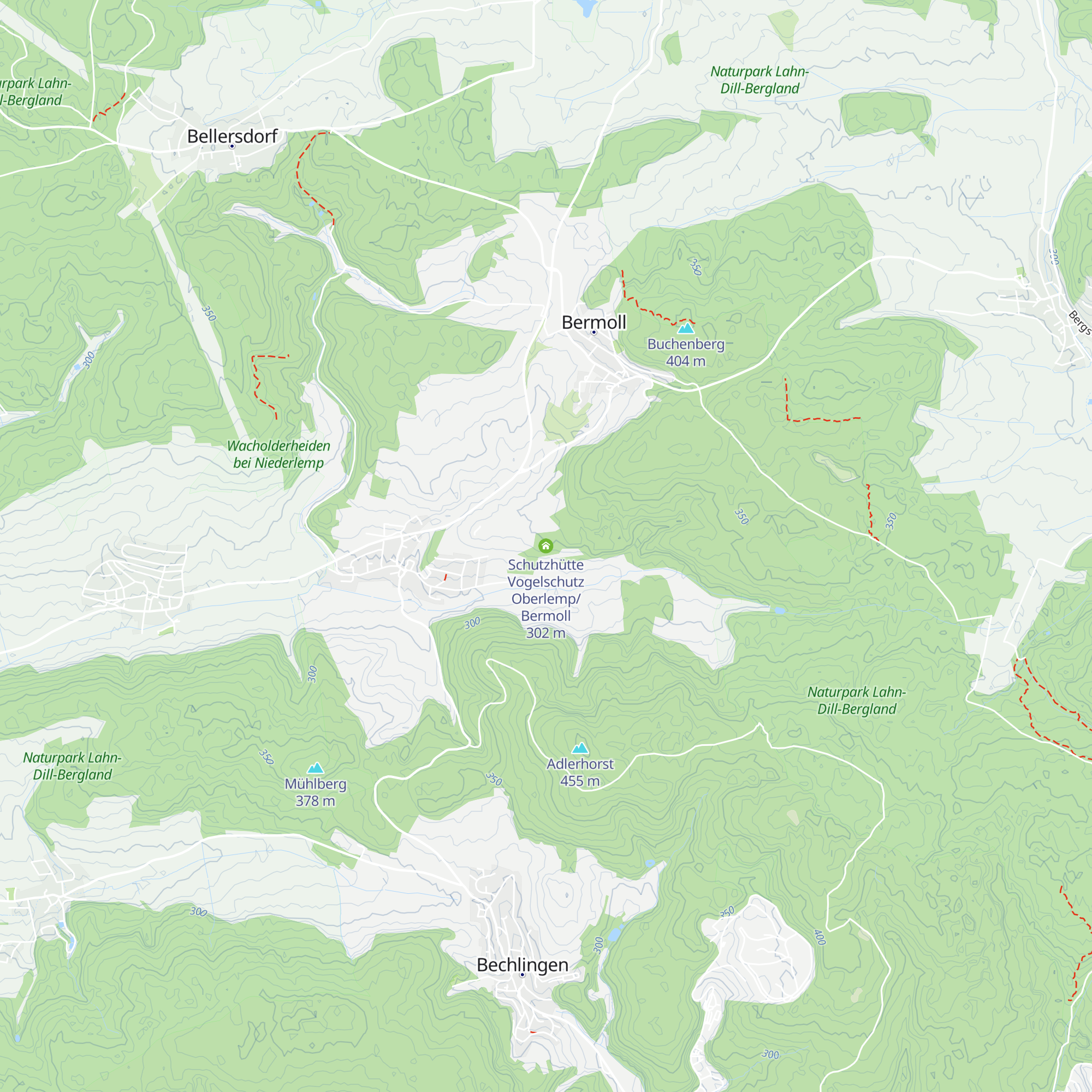 Schutzhütte Vogelschutz Oberlemp/Bermoll map